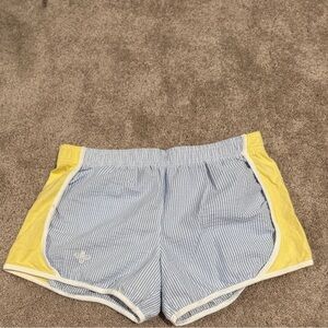 Lily Grace Women’s Color BlockShort Striped Seersucker Shorts Size Large